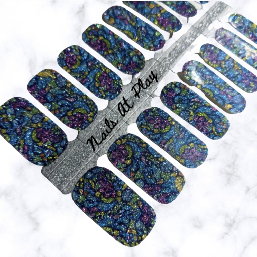 5 for $20 Nail Wraps- Angelic Blue